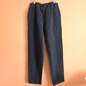 Vintage CMC by Color Me Cotton Women's Black Pants - Size L